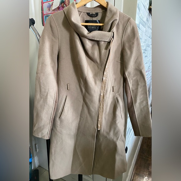 Mackage Tan Trench Coat - Picture 3 of 15